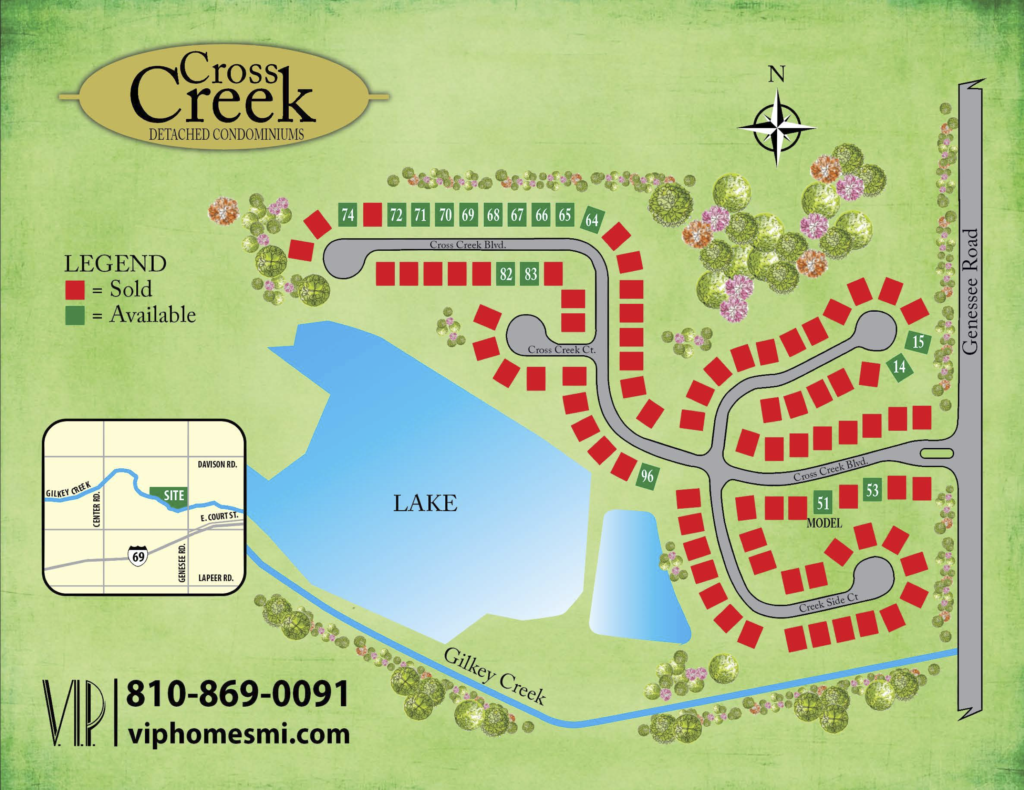Cross Creek Site Plan UPDATED FEBRUARY 2020 copy VIP Homes, Inc.